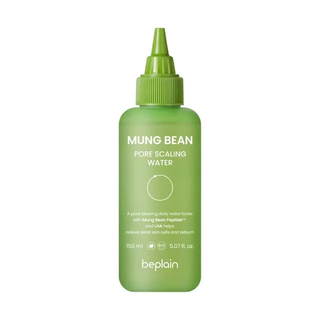 Beplain mung bean pore scaling water